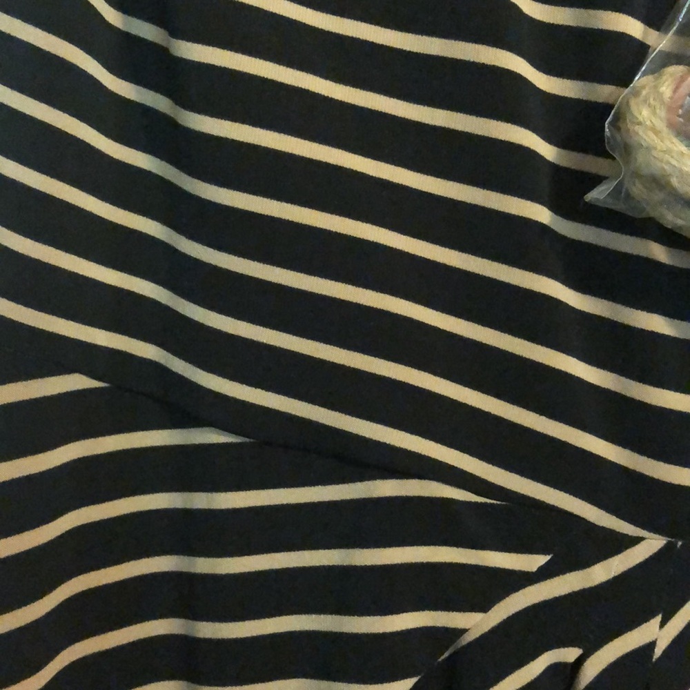 Striped Black and Brown Maxi Dress - Picture 5 of 6